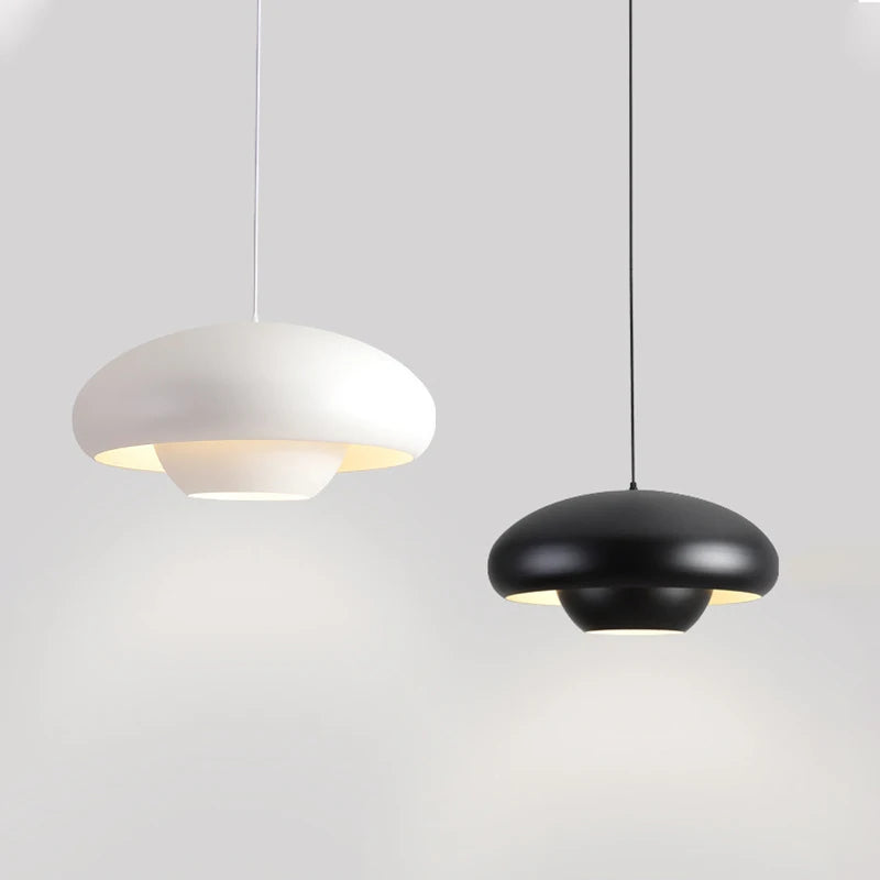 Suspension led nordique simple champignons pour la maison