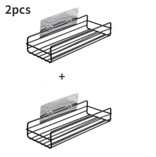 etagère en fer forgé style japonais support de rangement mural
