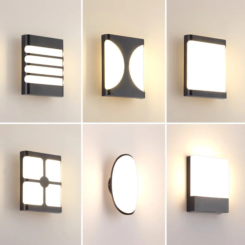 applique murale led extérieure étanche pour jardin balcon