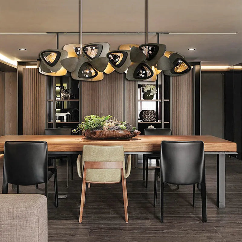 lustre postmoderne créatif en cristal suspension luminaire