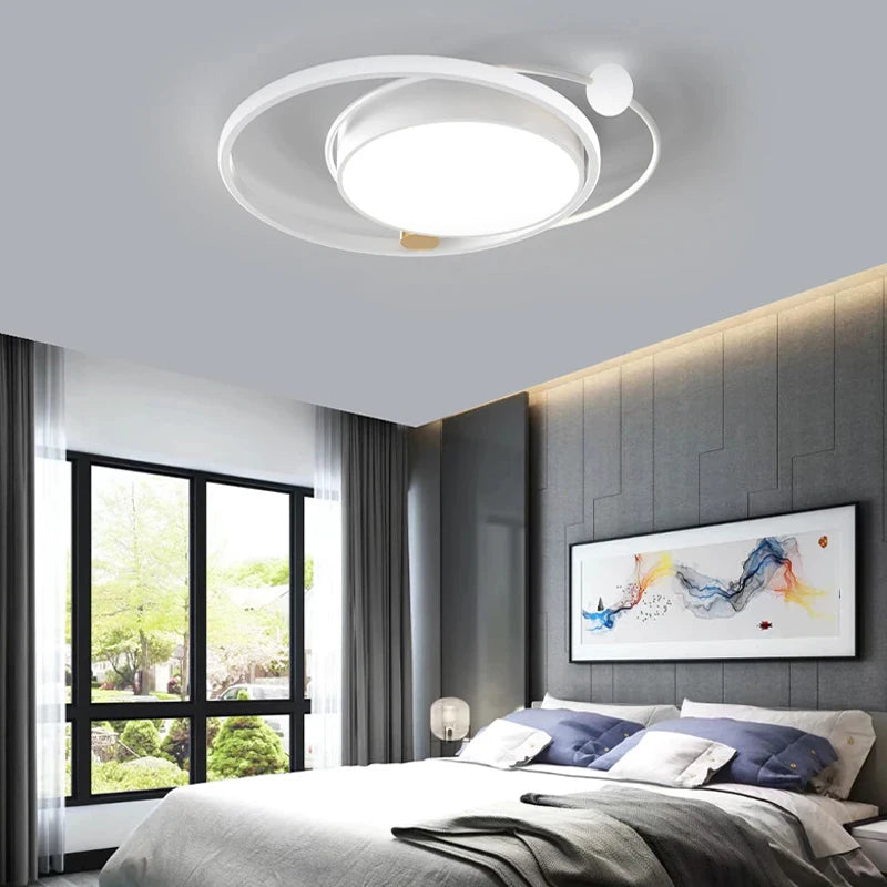 lustre led moderne à intensité variable pour intérieur