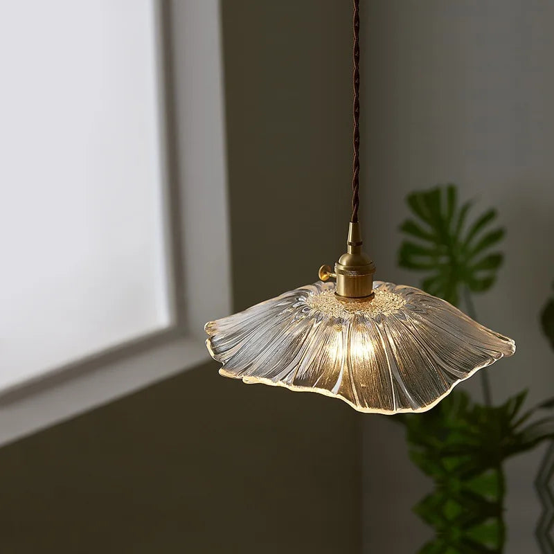 suspension américaine fleur verre pour décoration intérieure