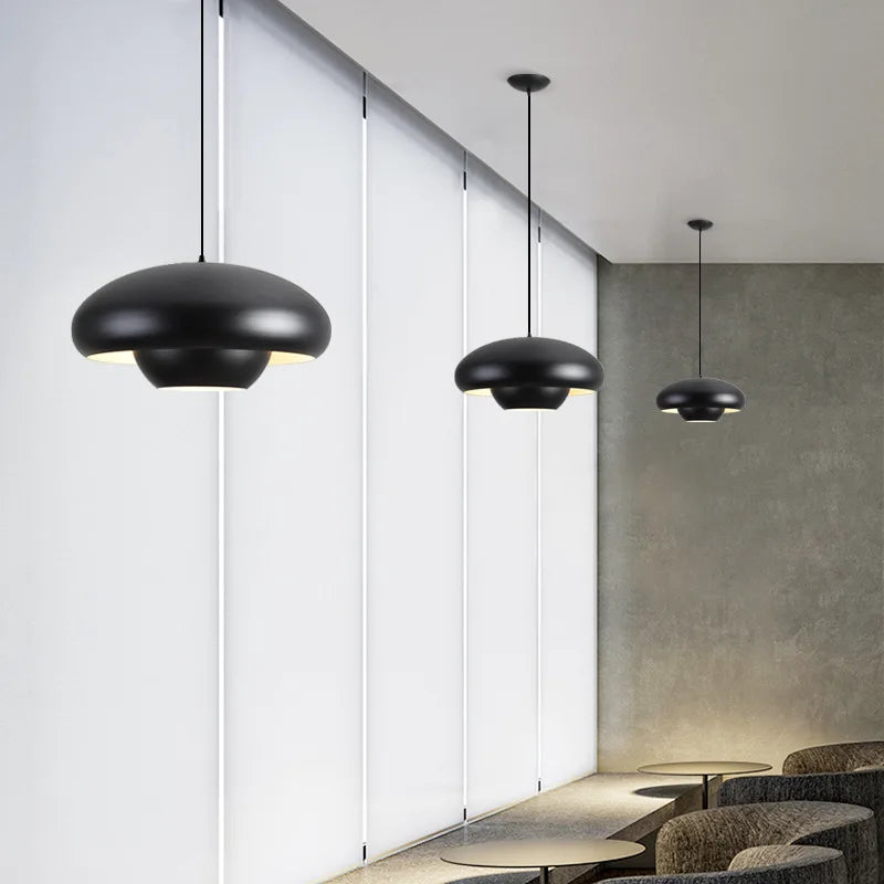 Suspension led nordique simple champignons pour la maison