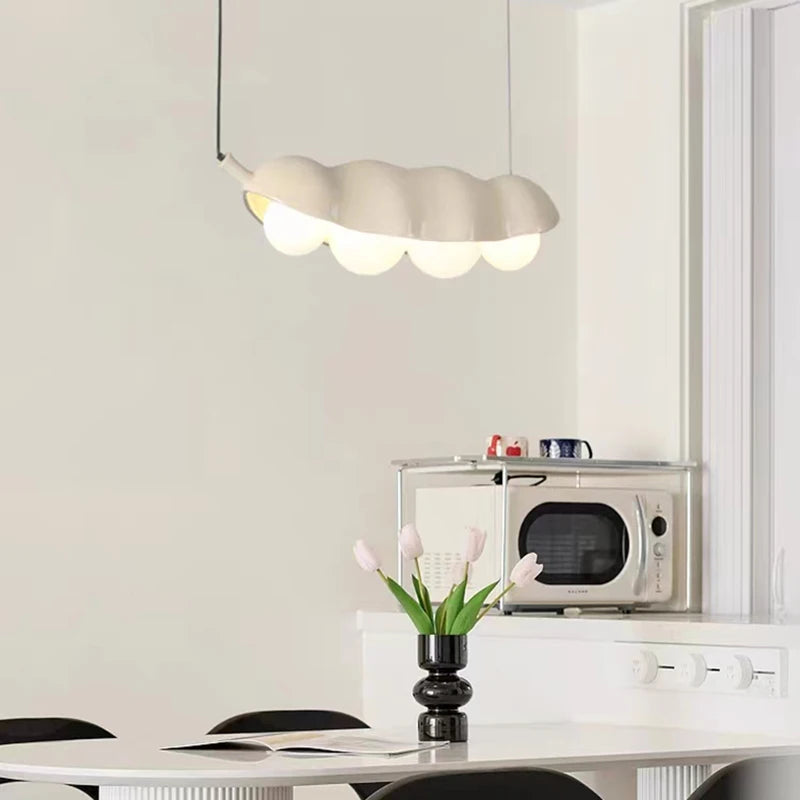 lustre créatif en verre à pois pour décoration intérieure