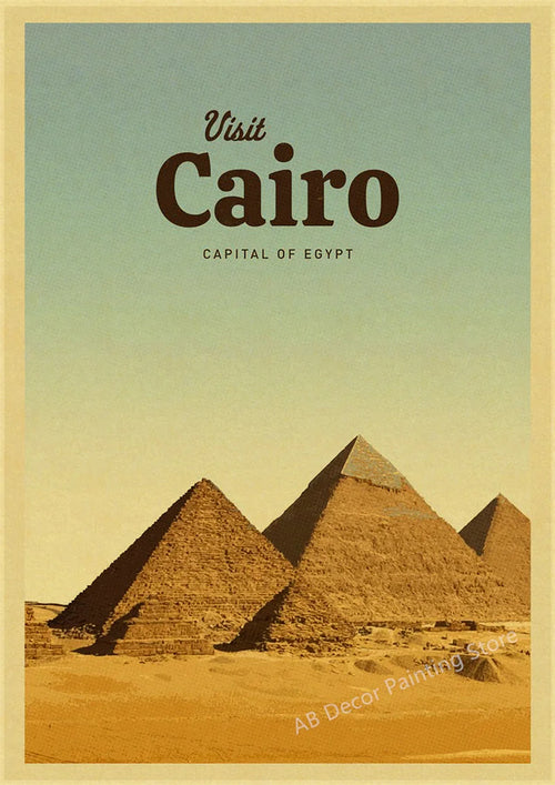 affiche rétro de voyage destinations emblématiques pour passionnés de tourisme