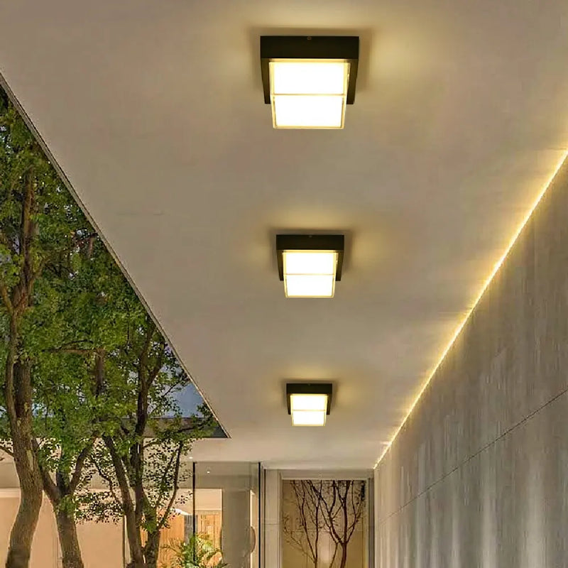 applique murale de jardin étanche à led durable pour extérieur