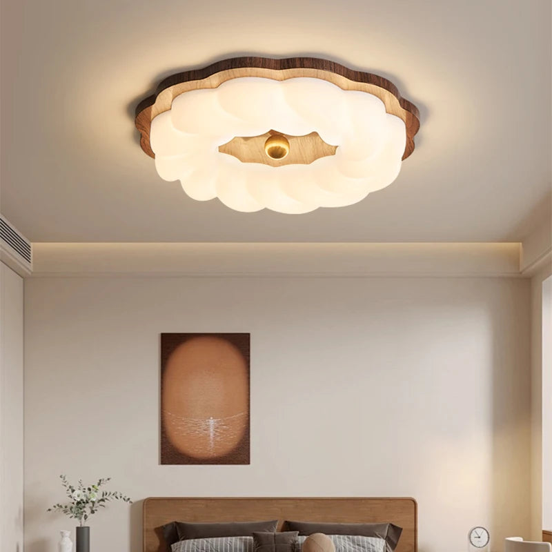 plafonnier led rétro à spectre complet pour chambre enfant