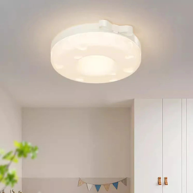 plafonnier forme de fromage pour pépinière de bébé fille