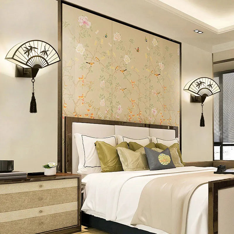 applique murale style chinois en fer art pour hôtel