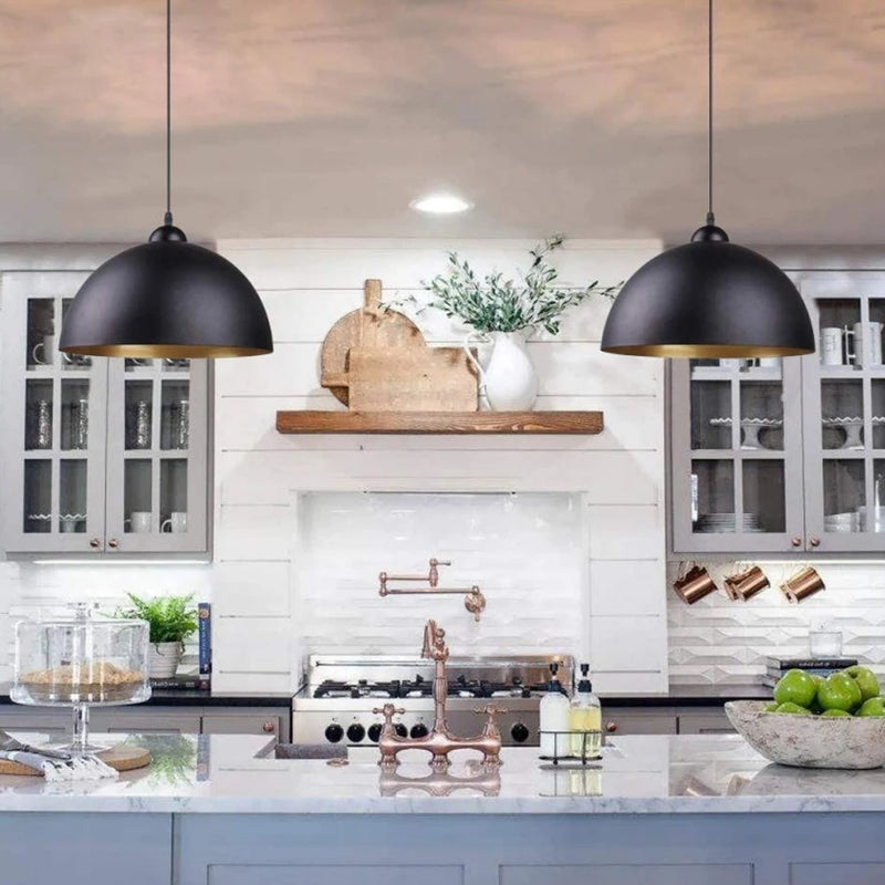 suspension rétro en métal style industriel pour loft