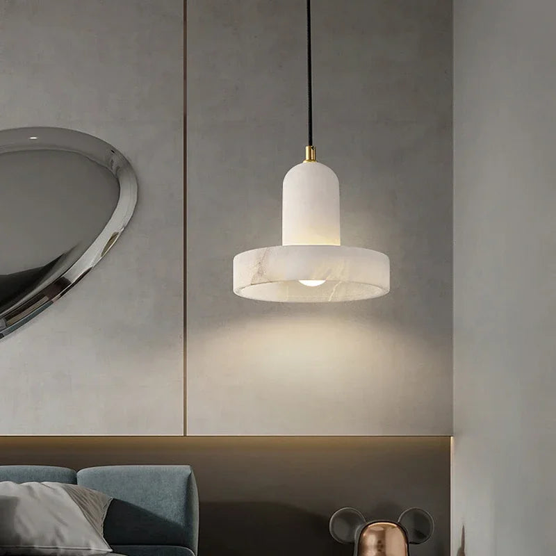 suspension moderne en marbre naturel pour décoration intérieure