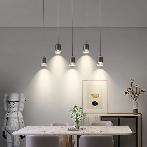 lustre led moderne décoratif d'escalier rotatif duplex nordique