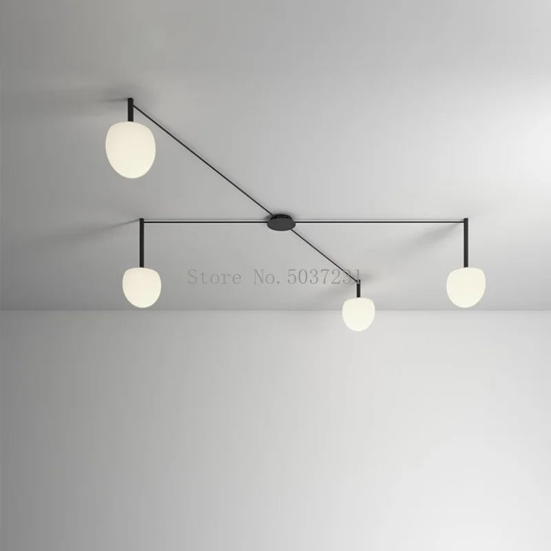 plafonnier led suspendu design nordique moderne minimaliste éclairage artistique