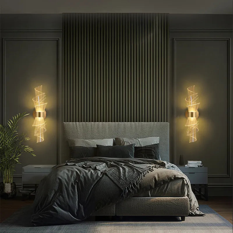 Applique murale LED luxe nordique