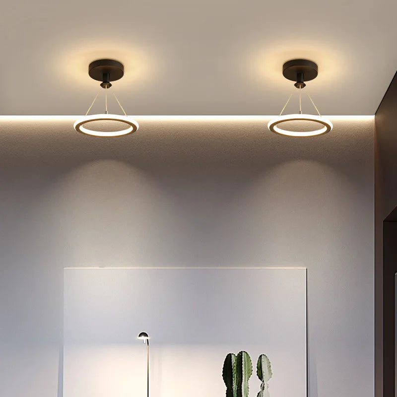 plafonnier LED moderne nordique rond