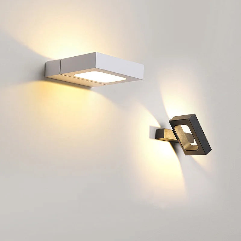 applique murale led rotative intérieur décoration appliques luminaire