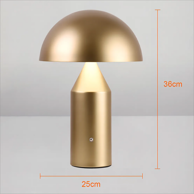 Lampe de table Portable lampe champignon led rechargeable interrupteur tactile veilleuse salle à manger chambre lampe de chevet