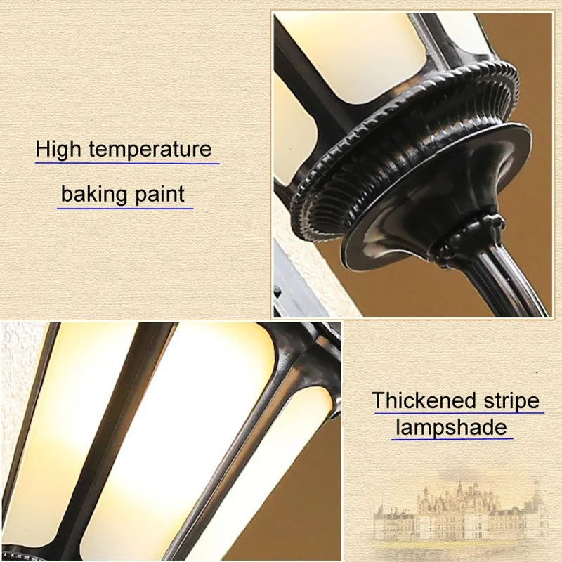 applique murale Style européen rétro extérieure étanche Villa jardin couloir