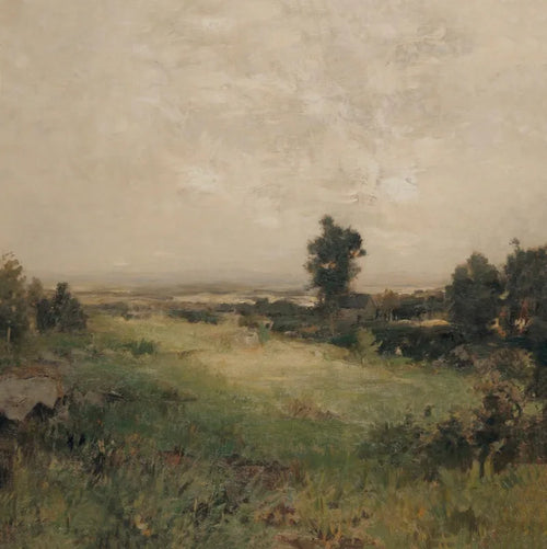 affiche d'art vintage nature morte prairie fleurs sauvages tournesol