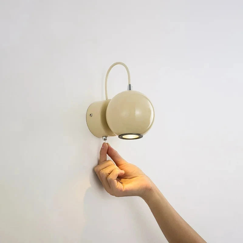 applique murale mobile design magnétique avec interrupteur