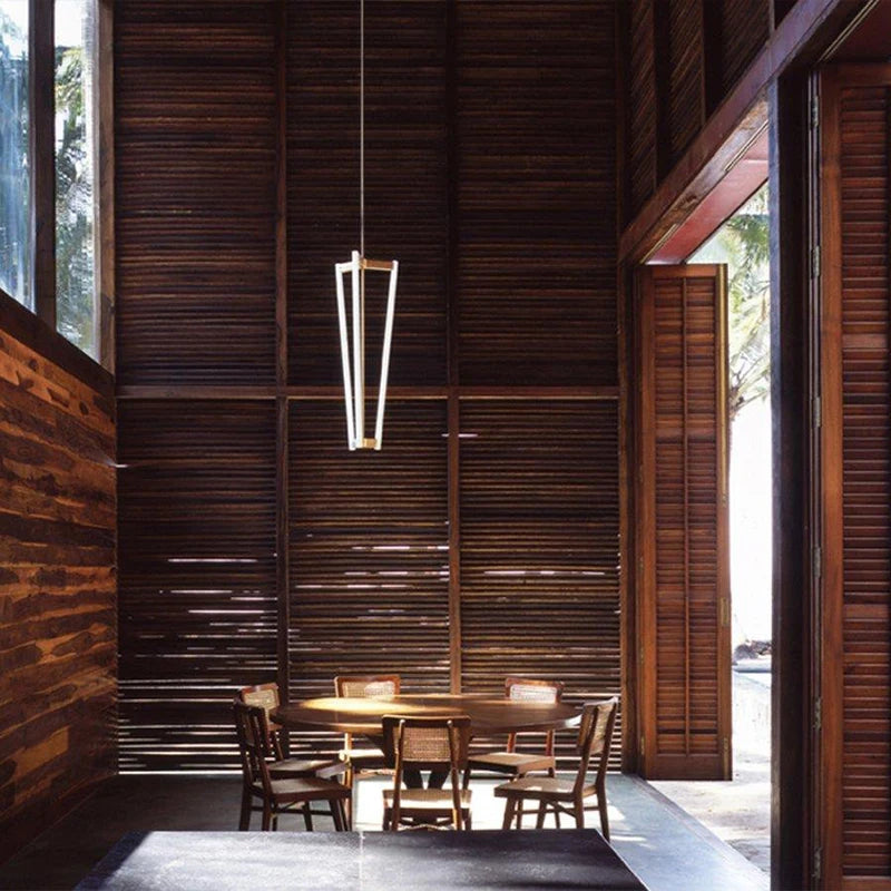 suspension vintage en fer pour décoration rétro minimaliste