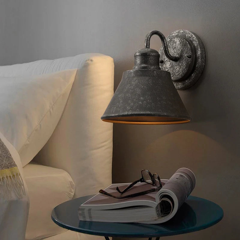 applique murale  Loft rétro jardin lumière extérieure étanche cour porche allée escalier chevet chambre Vintage pour cour