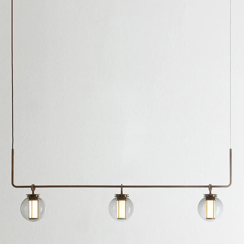 suspension en verre minimaliste pour bar et restaurant