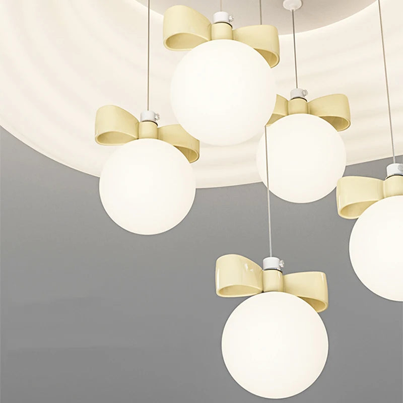 lustre suspendu créatif à bulles led pour enfants maternelle