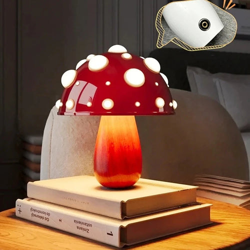 Lampe de Table LED en forme de champignon