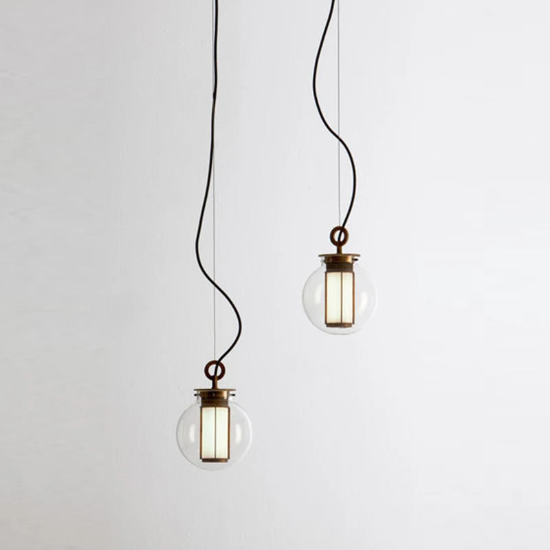 suspension en verre minimaliste pour bar et restaurant