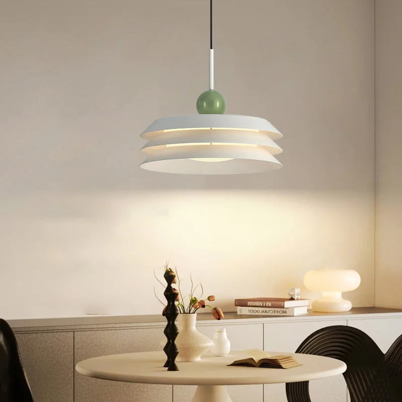 suspension moderne en métal avec 3 gradations et fil réglable