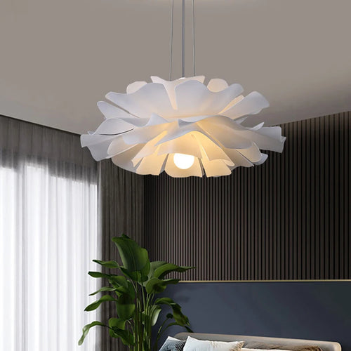Nordique LED salon chambre suspension lumières filles chambre éclairage créatif concepteur salle à manger lampe Net rouge fleur lustre