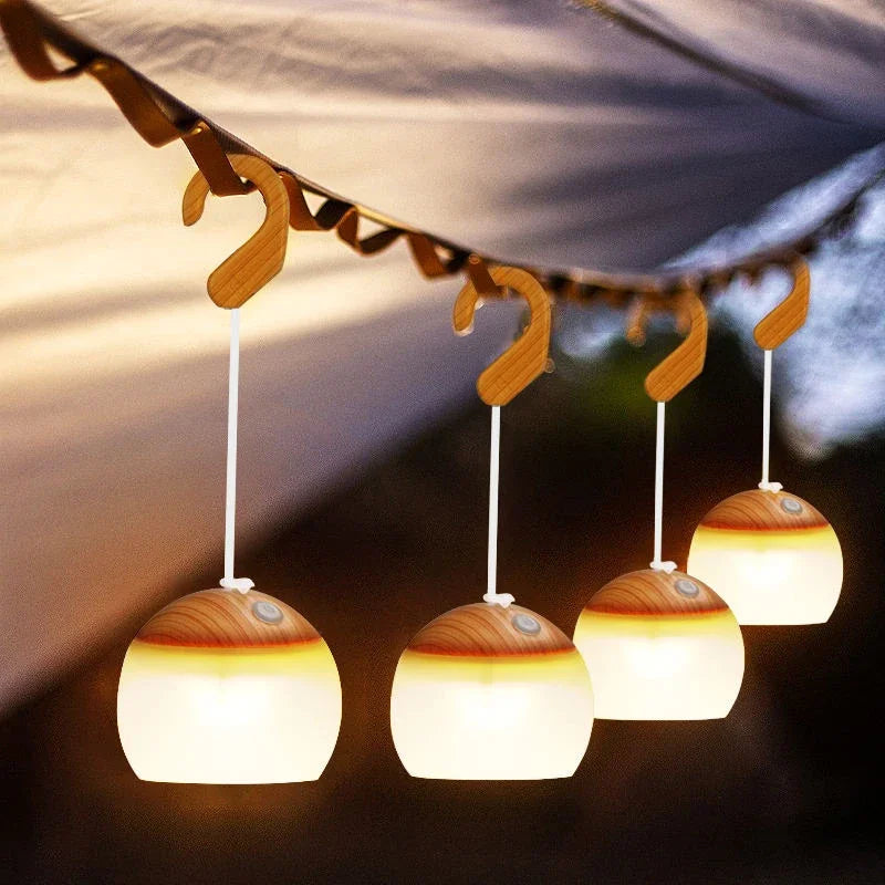 lanterne de camping led usb légère pour enfants et extérieur