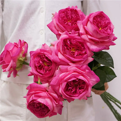 bouquet de fleurs artificielles roses pour décoration et événements