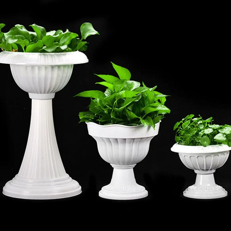 pot de fleurs romain en plastique style rétro romantique pour événements