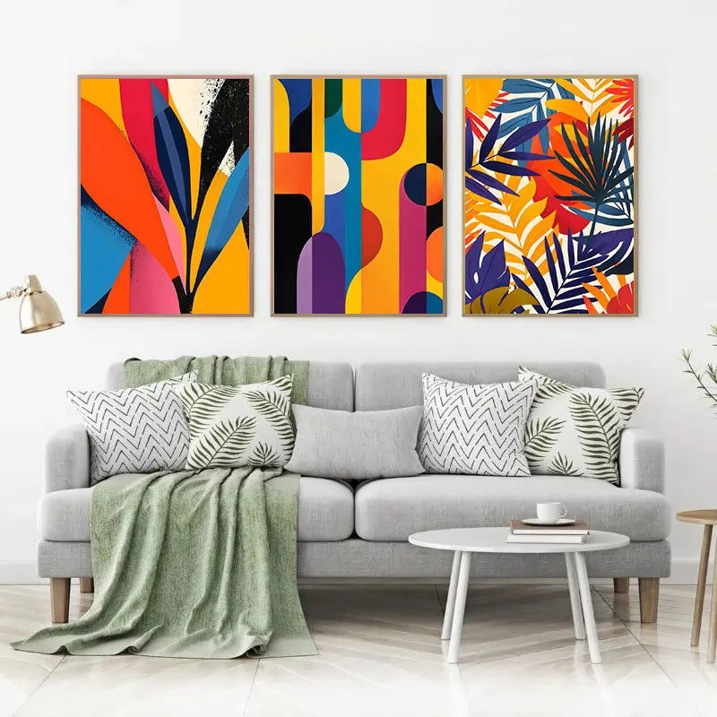 peinture abstraite décorative moderne pour art mural