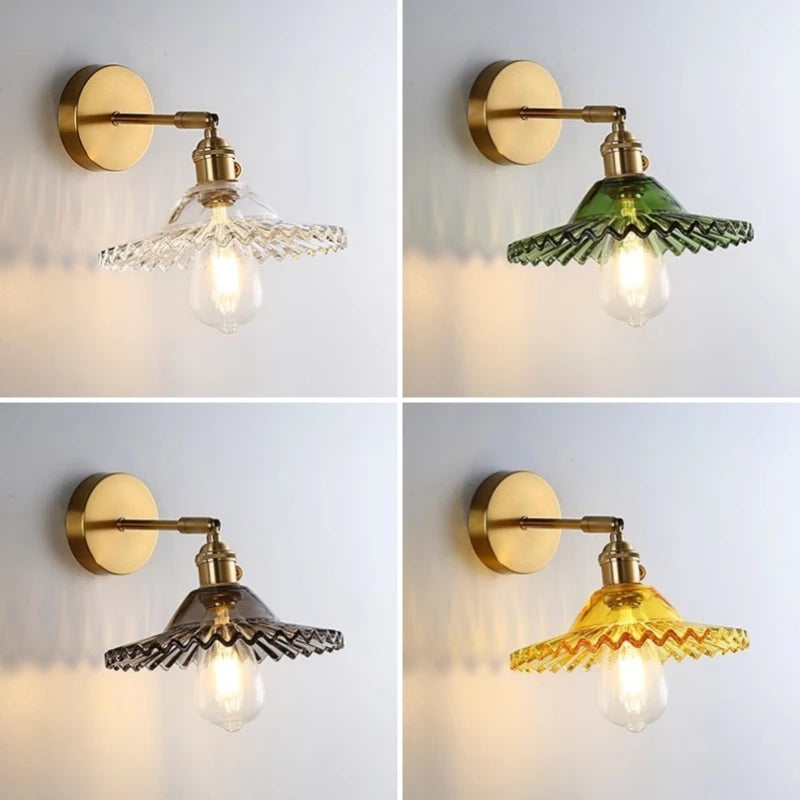 Applique murale Vintage en laiton