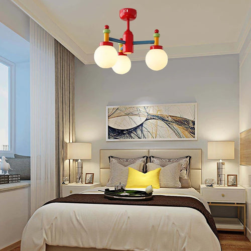 lustre moderne en métal et verre réglable pour diverses utilisations