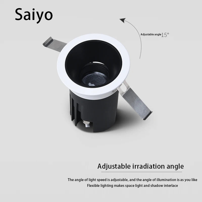 projecteurs led encastré spot foco lampe en aluminium