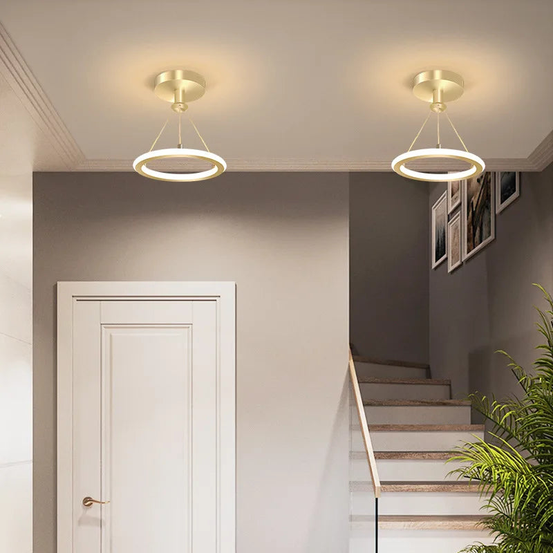 plafonnier LED moderne nordique rond