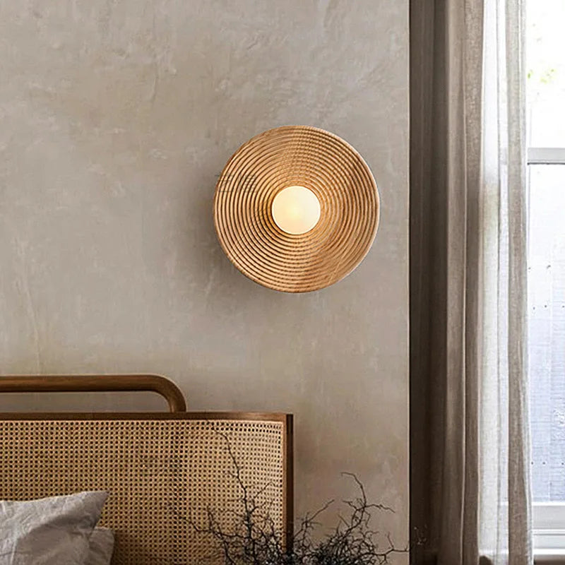 applique murale en bois nordique pour décoration intérieure