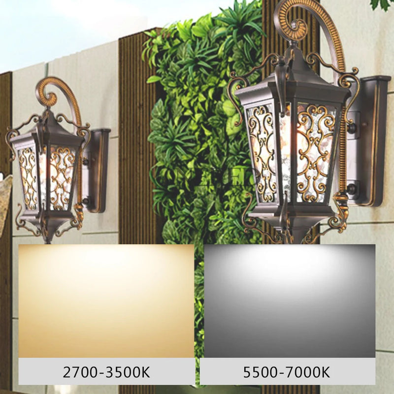 appliques murales extérieures super lumineuses pour jardin et balcon