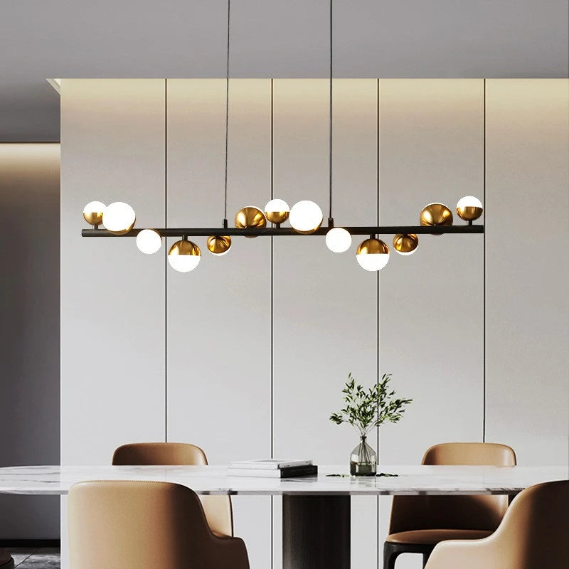 suspension led design moderne cordon réglable créative