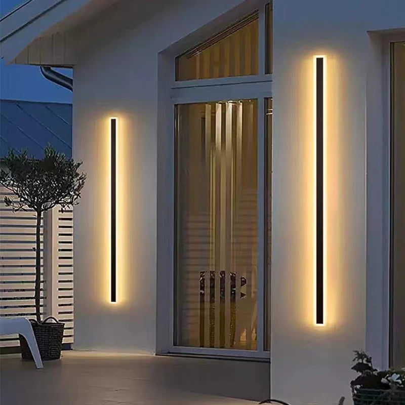 applique murale led minimaliste en aluminium pour éclairage