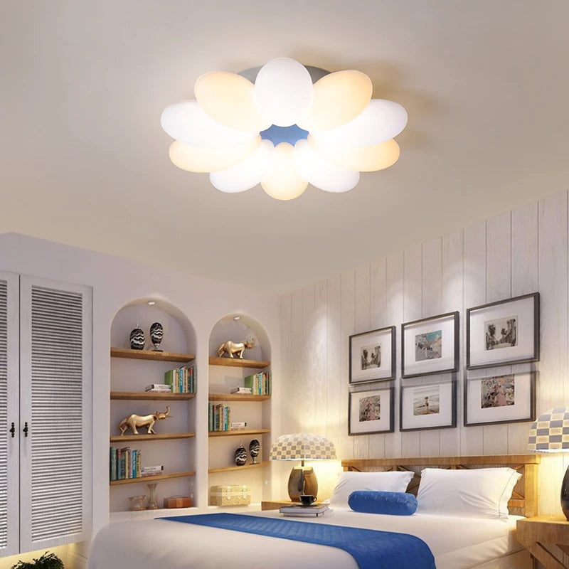 Plafonnier led créatif ovale pour éclairage quotidien intérieur