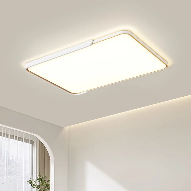 plafonnier led moderne avec télécommande design circulaire polyvalent