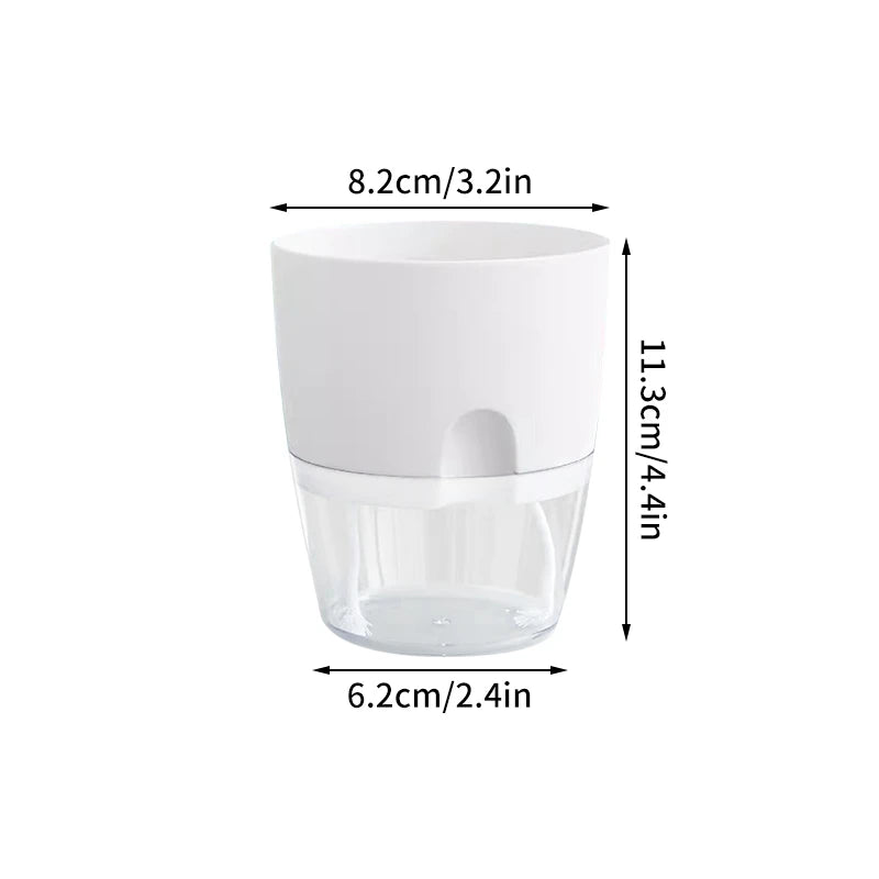 pot de fleurs auto-arrosant en plastique pour plantes succulentes