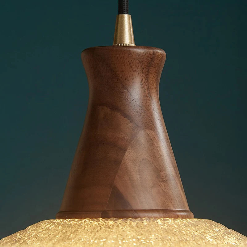 lustre suspension en laiton et verre pour décoration intérieure