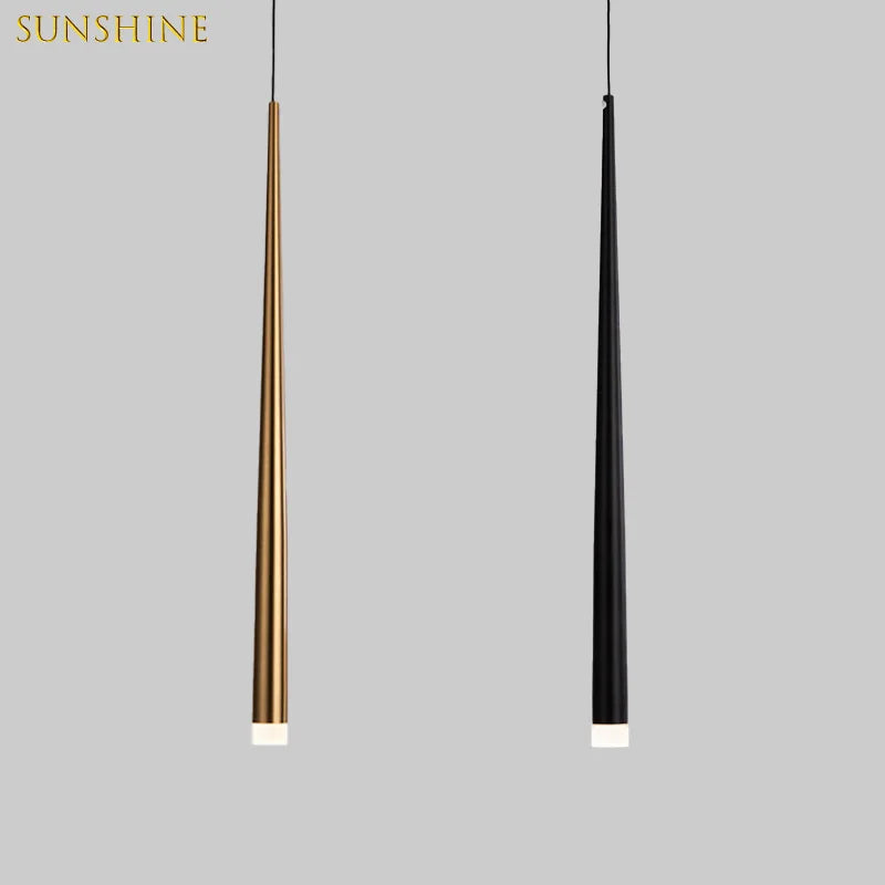 Suspension Nordique moderne LED chambre tête de lit 7W Tube lumineux famille cuisine salle à manger décoration intérieure