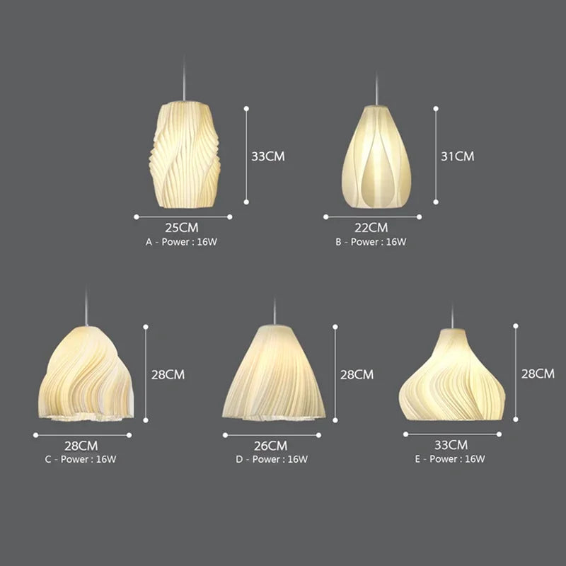 Suspension nordique 3d pour décoration de maison